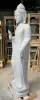 Product image 4 of the product “Standing Buddha with floral carving, Abudaya position. 50 x 32 x 178cm. Natural stone (river stone), stonemasonry ”